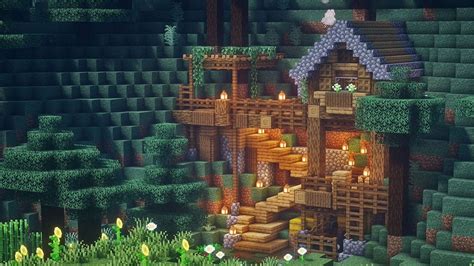 Watermill House. . Mountainside house minecraft